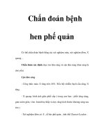 Chẩn đoán bệnh hen phế quản ppsx