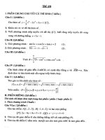 Đề toán ôn thi Đại học  2010 -20