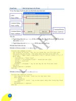 Tự động hóa trong thiết kế cầu đường part 4 potx