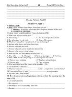 Giáo án Anh 9 ( tiết 47 + 48)