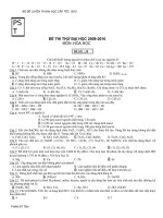 45 ĐỀ LUYỆN THI ĐẠI HỌC CẤP TỐC - (38)