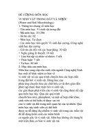 ĐỀ CƯƠNG MÔN HỌC VI SINH VẬT TRONG ĐẤT ppt