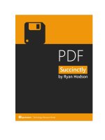 Portable Document Format PDF Succinctly Guide by Ryan Hodson