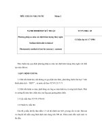 Phương pháp so màu xác định hàm lượng thuỷ ngân - TCVN 3804 - 83 potx