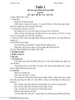 Giáo án tuần 1 lớp 4 hàng ngang