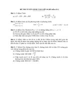 Một số đề thi TS lop 10(Mẫu)