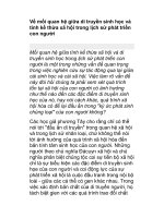 Về mối quan hệ giữa di truyền sinh học và tính kế thừa xã hội docx