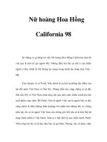 Nữ hoàng Hoa Hồng California 98 ppsx
