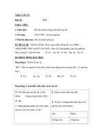 Giáo án hóa học lớp 9 - Tiết 25 pps