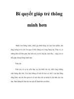 Bí quyết giúp trẻ thông minh hơn pot