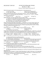 De thi tuyen sinh DH,CD 2010