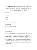 Bổ sung những nội dung chưa được đăng ký trong Sổ đăng ký khai sinh và bản chính Giấy khai sinh cho mọi trường hợp, không phân biệt độ tuổi doc