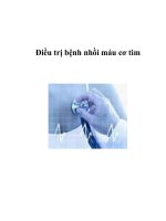 Điều trị bệnh nhồi máu cơ tim potx