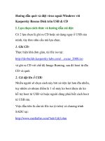 Hướng dẫn quét và diệt virus ngoài Windows với Kaspersky docx