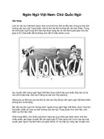 Ngôn Ngữ Việt Nam- Chữ Quốc Ngữ pot