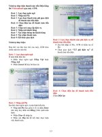 Trình tự thực hiện thanh toán tiền điện bằng thẻ vietcombank qua máy ATM