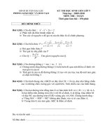 Đề chọn HS GIỎI 9 VÀ ĐÁP ÁN.