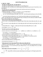 Ôn tập Lí 12 - dao động cơ