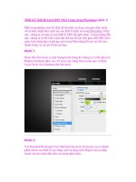 Thiết Kế Thiết Bị Chơi MP3 Thời Trang trong Photoshop (phần 1) pdf