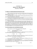 Chương VII: Động lực học Robot (Dynamic of Robot) pot