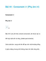 Bài 44 - Consonant /r/ ppt