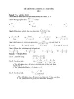 De KT Chuong II Dai 8