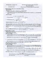 ĐỀ TOÁN THI ĐH KHỐI A NĂM 2010