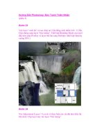 Hướng Dẫn Photoshop: Bức Tranh Thiên Nhiên (phần 4) ppsx