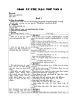 giáo án BD HS yếu- văn 8(hè 2010)