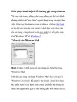 Khắc phục nhanh một số lỗi thường gặp trong windows doc