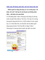 Khắc phục lỗi không nhìn thấy chữ trên Yahoo khi chat ppsx