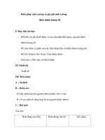 Khôi phục môi trường và gìn giữ môi trường thiên nhiên hoang dã docx