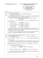 KỲ THI CHỌN HỌC SINH GIỎI QUỐC GIA LỚP 12 THPT NĂM 2011, MÔN HÓA HỌC pot