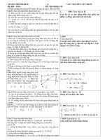 Đề thi ĐH & CĐ THỬ có ĐÁP án CHI TIẾT