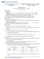 Đề thi thử kỳ thi chọn học sinh giỏi quốc gia môn hóa học lớp 12 potx