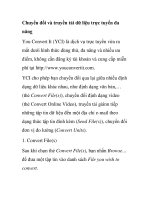 Chuyển đổi và truyền tải dữ liệu trực tuyến đa năng pdf