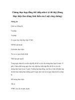 Chứng thực hợp đồng thế chấp nhà ở (ở đô thị) (Đang thực hiện theo đúng tinh thần của Luật công chứng) pptx