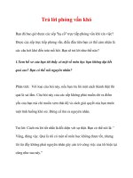 Trả lời phỏng vấn khó pdf