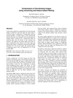 Compression of line-drawing images using vectorizing and feature-based filtering potx