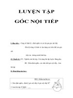 LUYỆN TẬP GÓC NỘI TIẾP ppsx