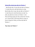 Hướng dẫn tự làm lại giao diện cho Windows 7 potx