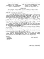 Tờ trình biên chế giáo viên