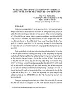 VỀ GIẢI PHÁP HUY ĐỘNG các NGUỒN vốn và hợp tác CÔNG – tư để đầu tư PHÁT TRIỂN hạ TẦNG THÔNG TIN
