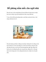 Đề phòng nấm mốc cho ngôi nhà pps