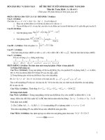 Đáp án đề thi ĐHSP năm 2010 hot@@