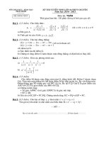 Đề thi Toán chung vào 10 Chuyên Thái Bình 2010