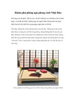 Khám phá phòng ngủ phong cách Nhật Bản potx