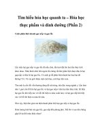 Tìm hiểu hóa học quanh ta – Hóa học thực phẩm và dinh dưỡng (Phần 2) potx