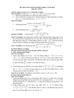 ĐỀ ĐÁP ÁN ĐẠI HỌC KHỐI A 2009-2010