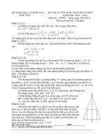 De DA vao 10 Phu Yen(10-11)